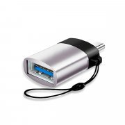 Адаптер (переходник) VIXION AD55 (USB - Type-C) серый — 1