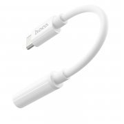 Превью Адаптер (переходник) Hoco LS30 (Type-C - 3.5 мм) белый — 5