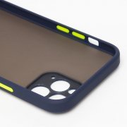 Чехол-накладка PC041 для Apple iPhone 12 Pro (черно-фиолетовая) — 2