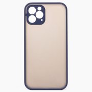 Чехол-накладка PC041 для Apple iPhone 12 Pro (черно-фиолетовая) — 1