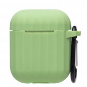 Чехол AP015 для кейса Apple AirPods (светло-зеленый) — 1