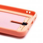 Чехол-накладка - SC304 с картхолдером для Xiaomi Redmi Note 12 4G (светло-розовая) — 1