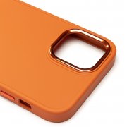 Чехол-накладка - SC311 для Apple iPhone 13 (оранжевая) — 3