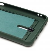 Чехол-накладка - SC304 с картхолдером для Samsung Galaxy A12 (A125F) (208708) (зеленая) — 3