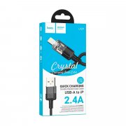 Кабель Hoco U129 для Apple (USB - lightning) (черный) — 2