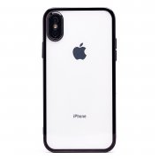 Чехол-накладка - PC073 с закрытой камерой для Apple iPhone X (213862) (черная) — 1