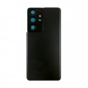 Задняя крышка для Samsung Galaxy S21 Ultra (G998B) (черная) &mdash; 2