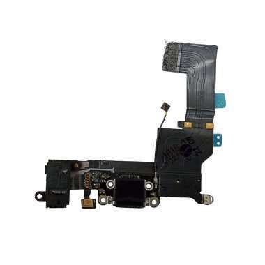 Шлейф для Apple iPhone 5S на разъем зарядки/разъем гарнитуры/микрофон (черный) — 2