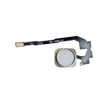 Шлейф для Apple iPhone 5S на кнопку Home в сборе (белый) &mdash; 1