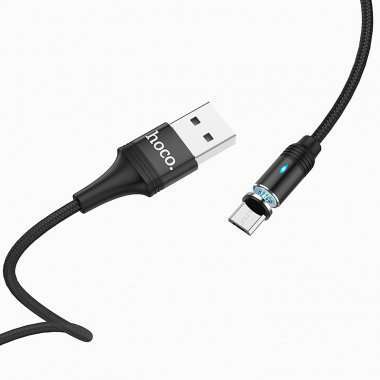 Кабель HOCO U76 магнитный (USB - micro-USB) черный — 8