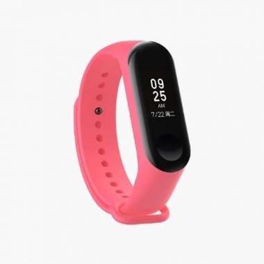 Ремешок для Xiaomi Mi Band 3 силиконовый (розовый) — 1