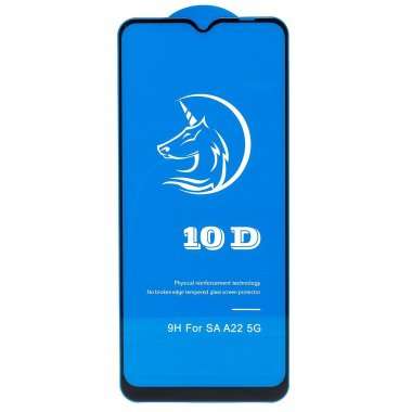 Защитное стекло для Samsung Galaxy A22s 5G (A226B) (полное покрытие) (черное) &mdash; 1