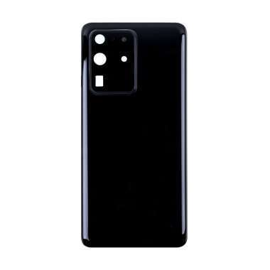 Задняя крышка для Samsung Galaxy S20 Ultra (G988B) (черная) Премиум &mdash; 2