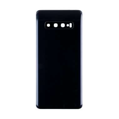 Задняя крышка для Samsung Galaxy S10 Plus (G975F) (черная) Премиум &mdash; 2