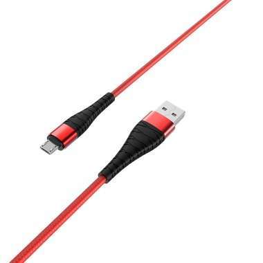 Кабель Borofone BX32 Munificent (USB - micro-USB) красный — 5