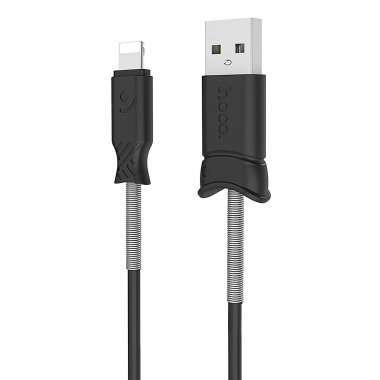 Кабель Hoco X24 Pisces для Apple ( USB - lightning) (черный) — 1