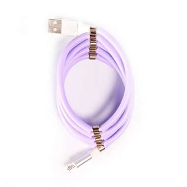 Кабель MCM-1 (USB - micro USB) (фиолетовый) — 1