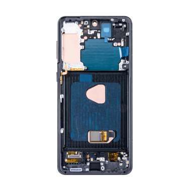 Дисплейный модуль с тачскрином для Samsung Galaxy S21 Plus (G996B) (черный) (OLED) &mdash; 1