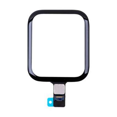 Стекло с тачскрином для Apple Watch SE 2023 44 mm в сборе с OCA пленкой (черное) &mdash; 2