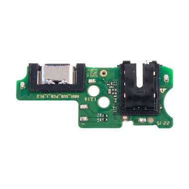 Шлейф для Infinix Note 12 Pro плата на системный разъем/разъем гарнитуры/микрофон премиум &mdash; 1