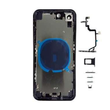 Корпус для Apple iPhone XR в стиле iPhone 16 Pro (черный) — 1