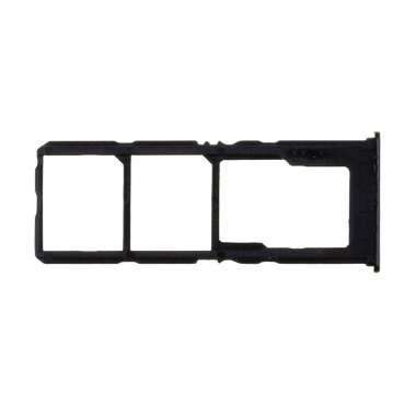 Контейнер SIM для Vivo Y91C (черный) — 2